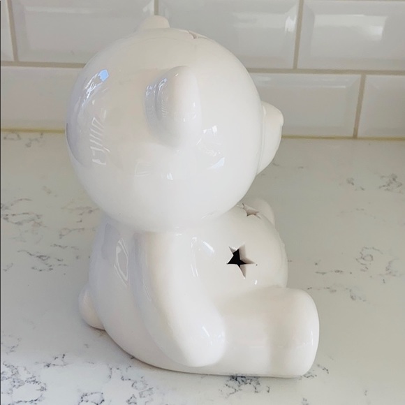 Lila & Jack White Ceramic Bear Cordless Lamp - Picture 5 of 15